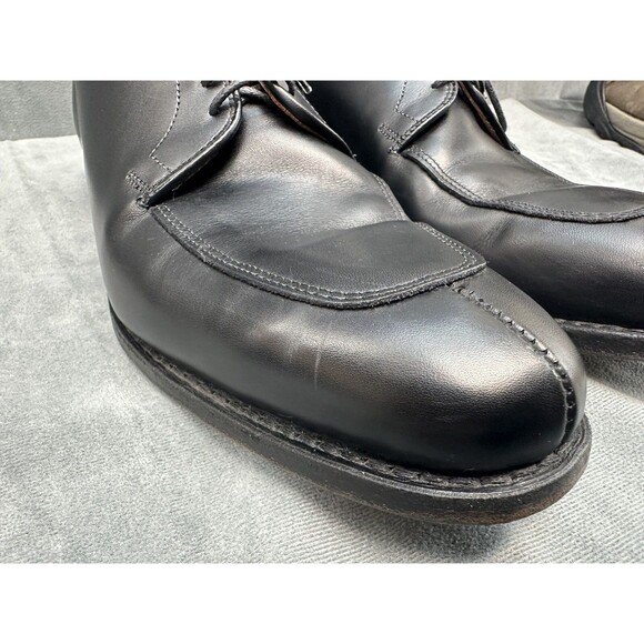Allen Edmonds Delray Mens 9 D 1208 Black Leather Split Toe Derby Dress Shoes - Picture 11 of 14